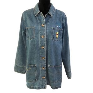 Vintage Disney Disney Winnie The Pooh Denim Jacket